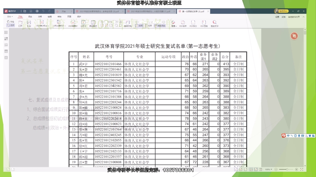 武汉体育学院体育考研入门讲座哔哩哔哩bilibili