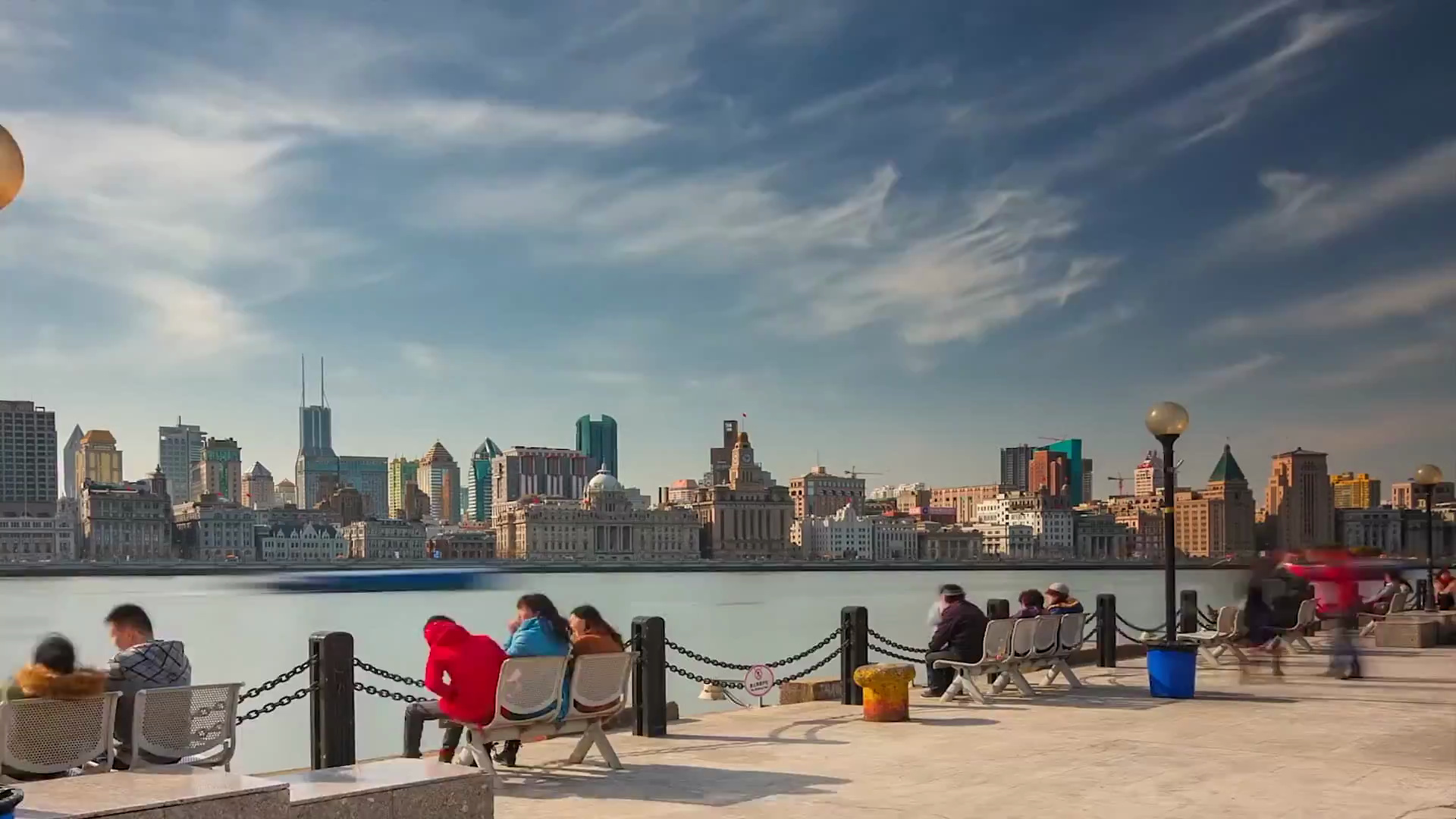 未来之城-航拍上海夜景