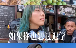 Télécharger la video: 985退学流浪世界后想说：如果你也觉得大学没意义