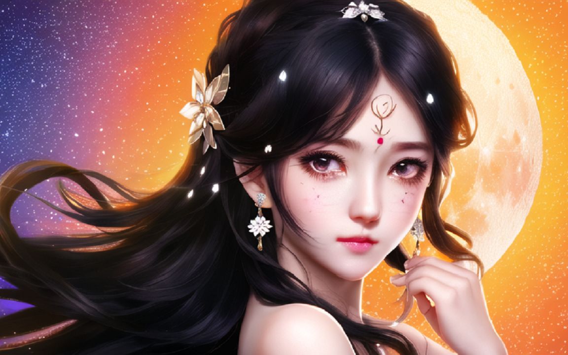 【ai绘画】2.5d古风 千秋无绝色,月下是佳人.