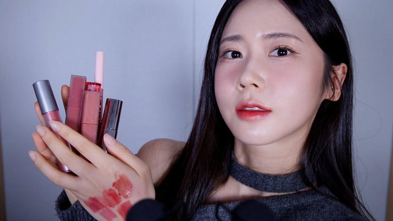 【asmr mongsilunnie | 助眠】asmr介绍化妆品,里面充满了您喜欢93