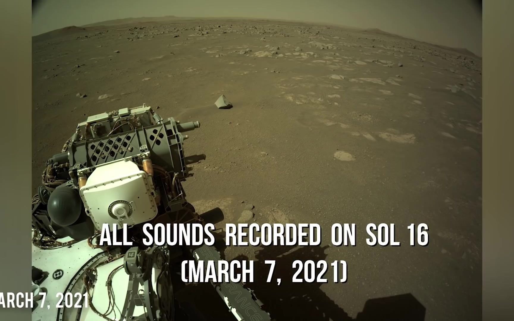 perseverance rover recorded strange sound noises while driving o