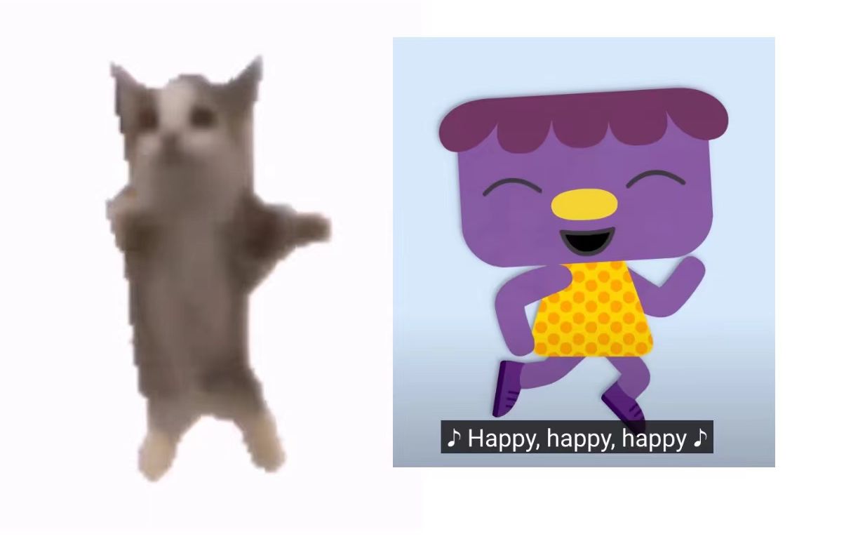 [图]【MEME】HAPPY! Happy猫 原曲完整版 开心猫 快乐猫 我的快乐歌 HAPPY! HAPPY! HAPPY!