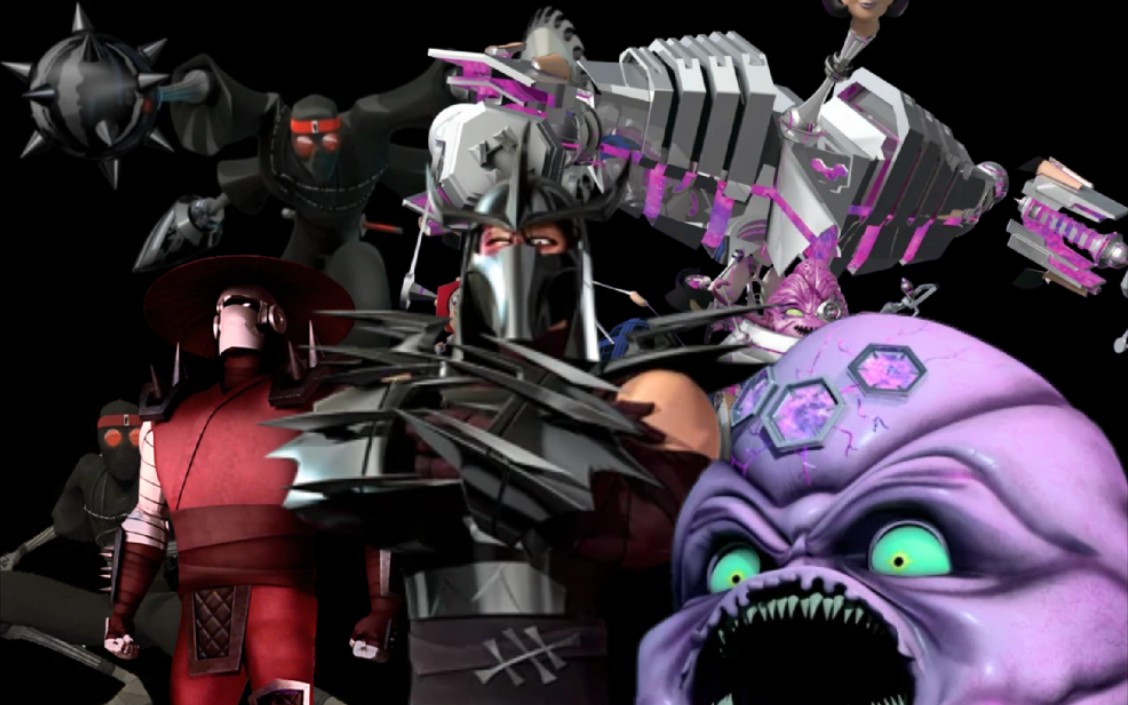【tmnt】忍者神龟2012第二季 所有反派和永远敌对的怪物_哔哩哔哩