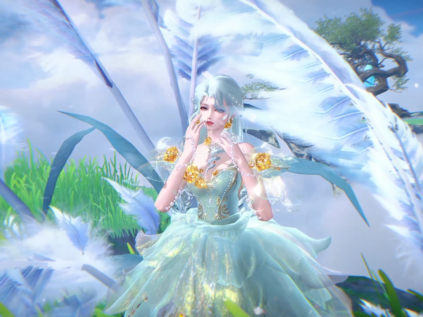 《天谕手游》假如你舍一滴泪 烟波里成灰 也去的完美