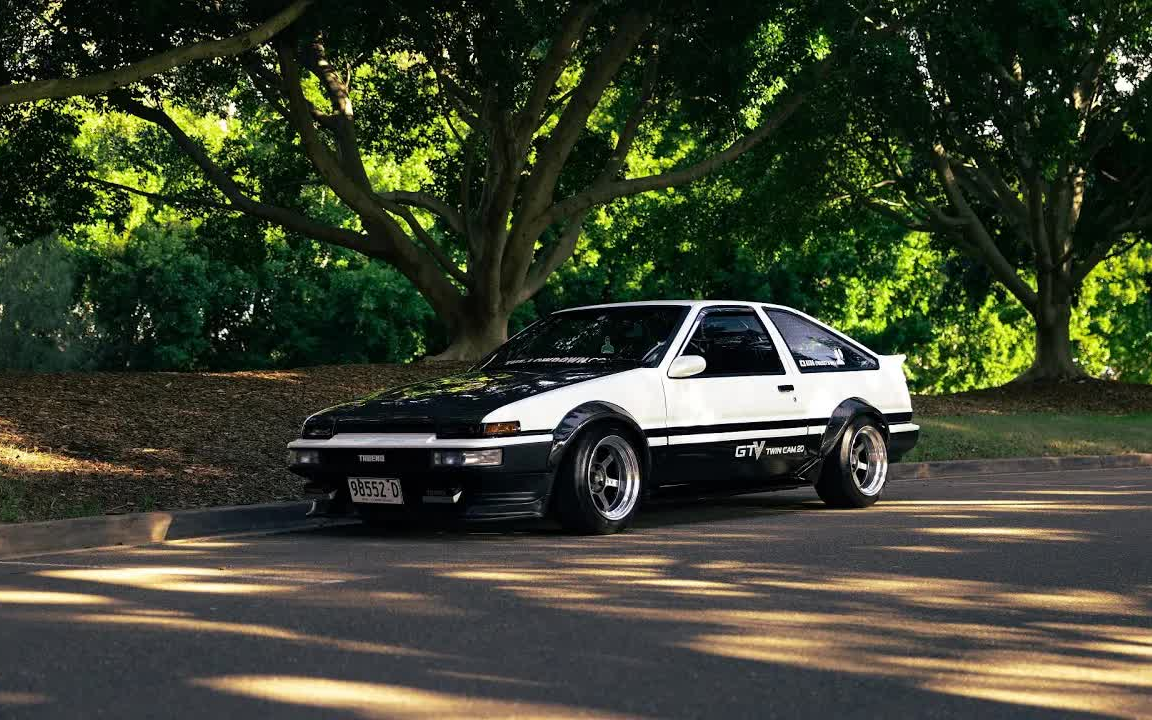 【jdm】panda toyota ae86 trueno