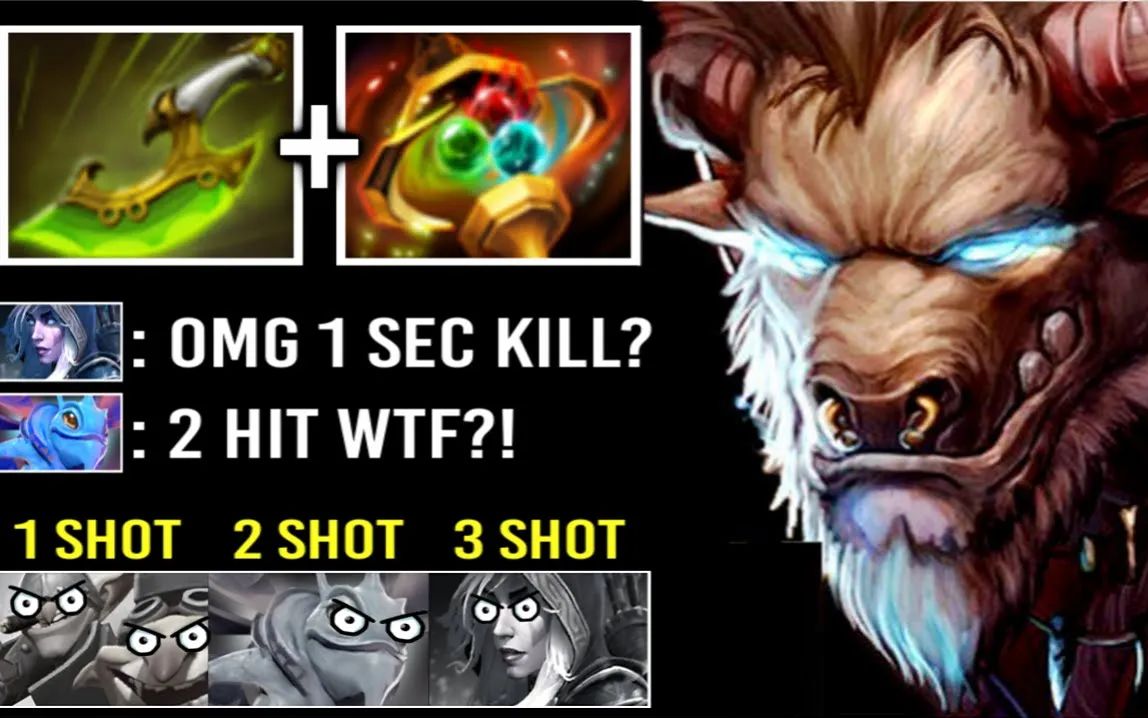 【dota2】大炮大晕锤大牛,不废话就是干_哔哩哔哩 (゜-゜)つロ 干杯