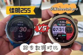 Télécharger la video: 佳明255和华米cheetah pro跑步数据对比