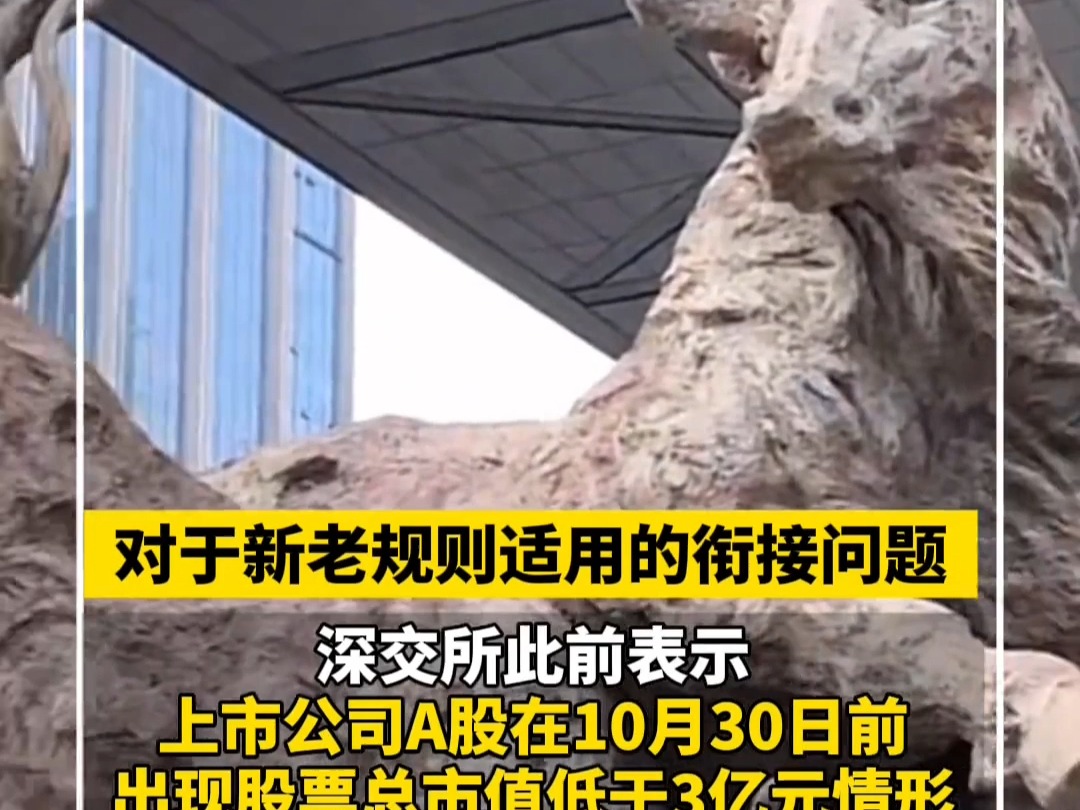 退市标准正式调整!A股主板市值退市标准调整为5亿元哔哩哔哩bilibili