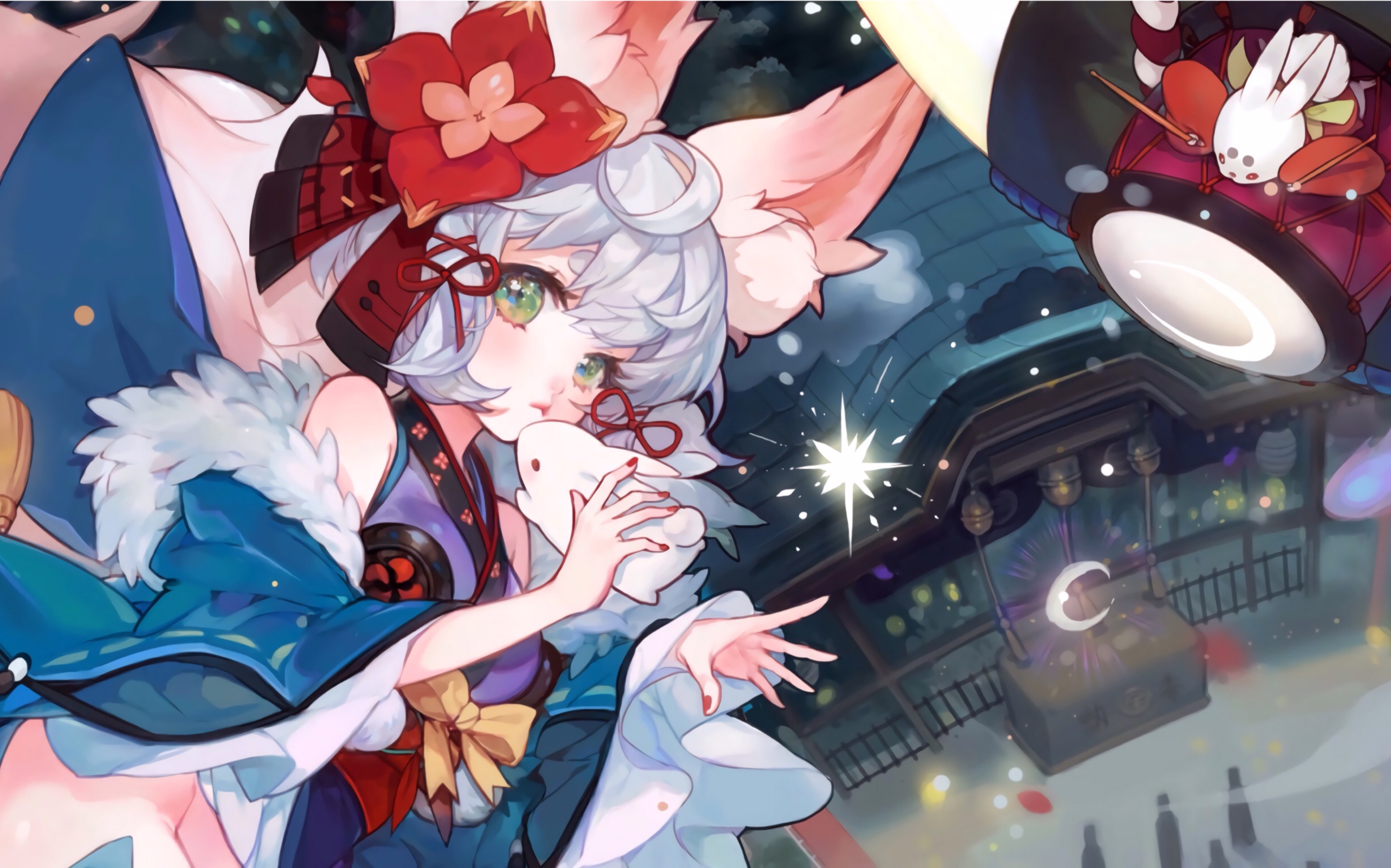 决战平安京-追月神个性语音皮肤特效与特写