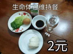 下载视频: 生命体征维持餐 2元