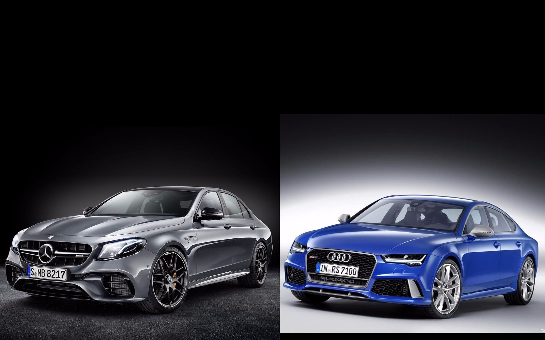 【车型展示】美不胜收 梅赛德斯amg e63s/奥迪rs 7