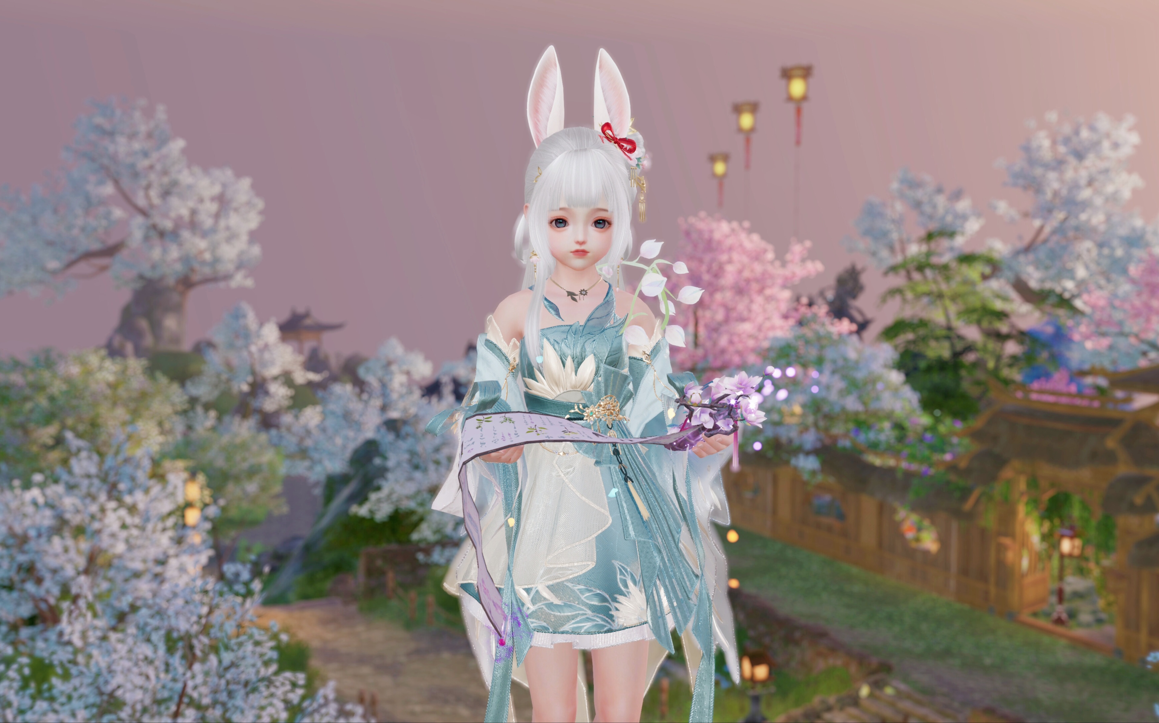 【剑网3】和药萝伞萝一起花滑吧