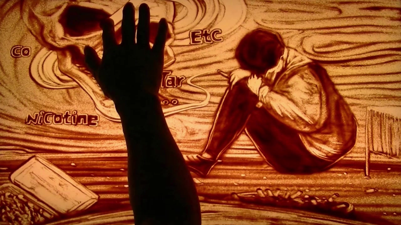 轻风沙画-3分钟