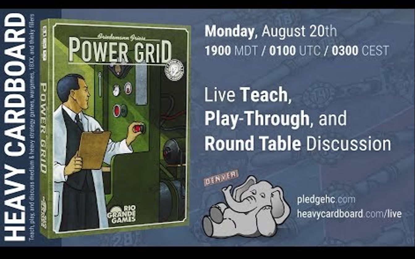 《电力公司》(2004)美国地图四人局规则流程 Power Grid 4p Playthrough, Teaching桌游棋牌热门视频