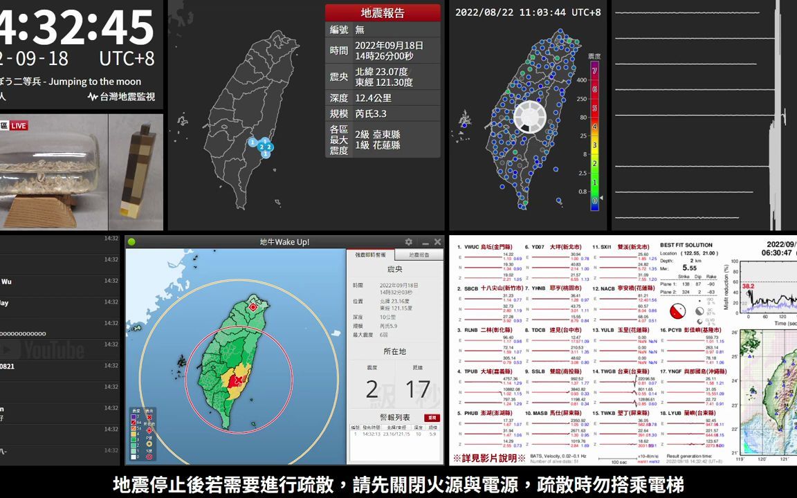 【臺灣地震預警】臺東縣池上鄉 m5.