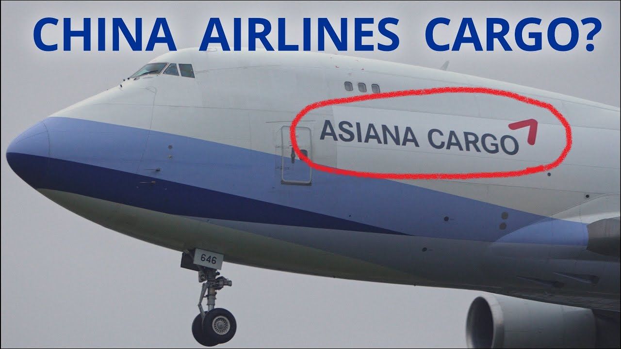 Asiana 747400F HL7646|成田空港|4K哔哩哔哩bilibili