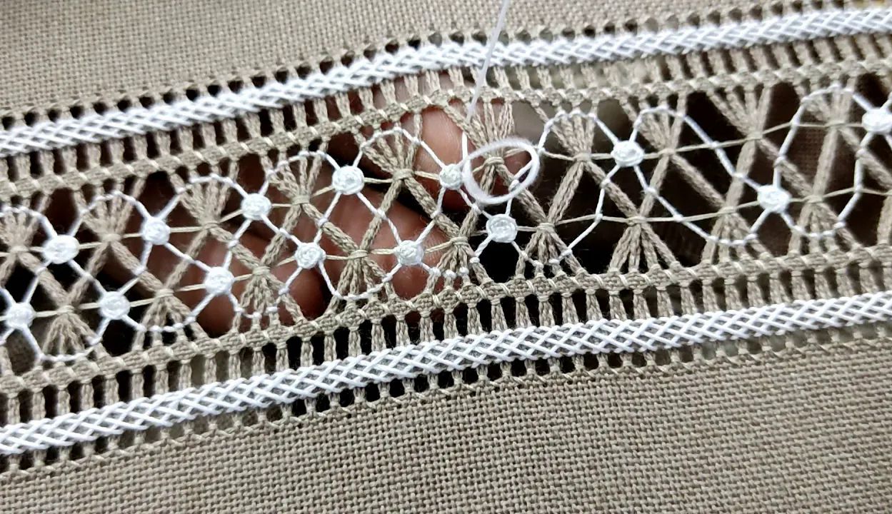 【oksana nedzelska】抽纱绣教程142