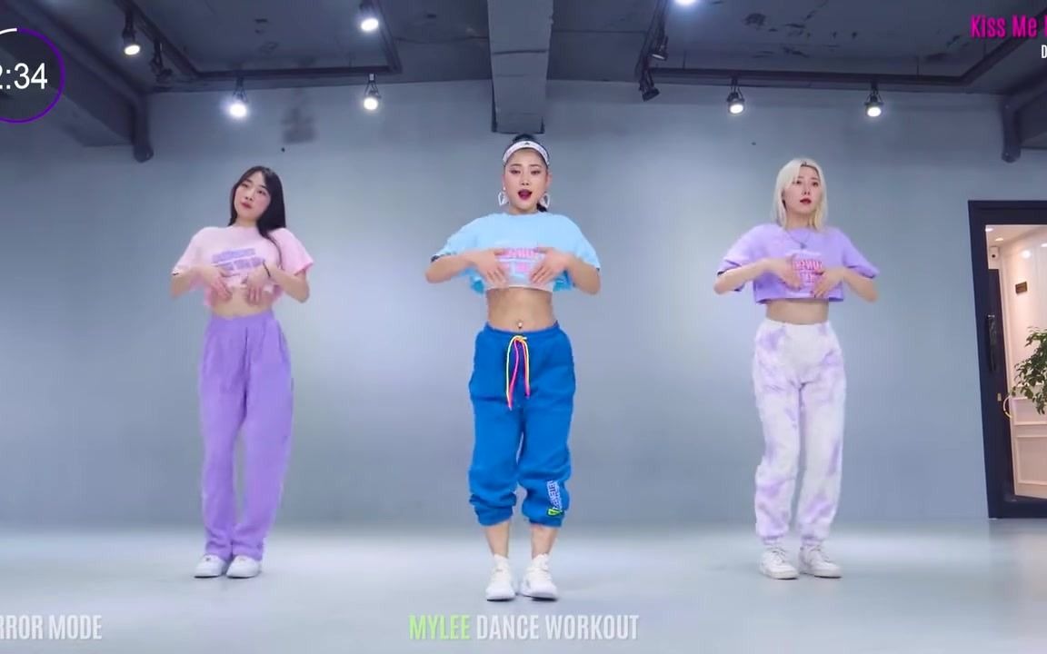 [图]韩国 -博主 燃脂 舞蹈健身  Doja Cat - Kiss Me More ft. SZA - MYLEE Cardio Dance Workout, Da