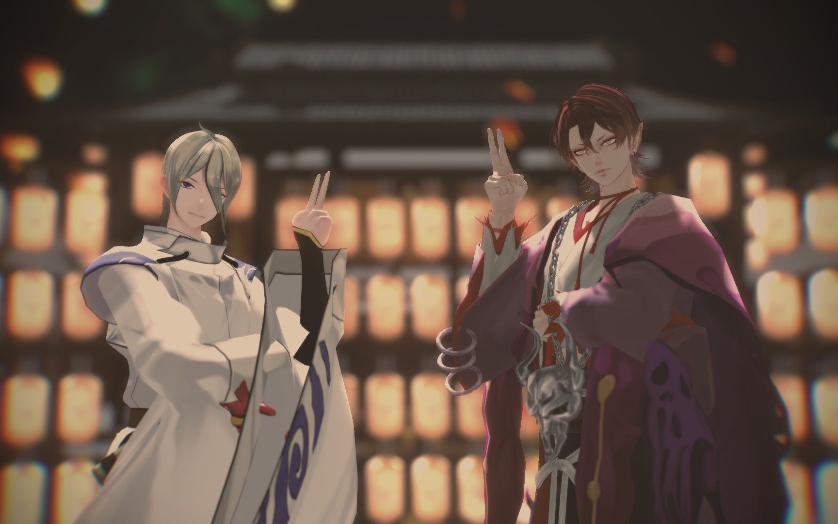 [图]【阴阳师MMD】大天狗 & 鬼童丸 宵々古今