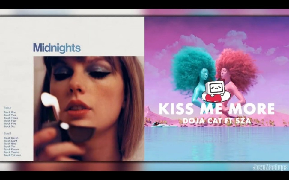 [图][搬运]Snow On The Beach x Kiss Me More (Mashup of Taylor Swift, Doja Cat)