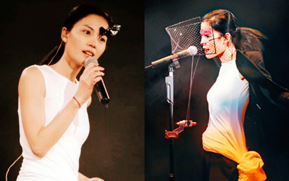 王菲1998唱游香港演唱会《冷战》饭拍live