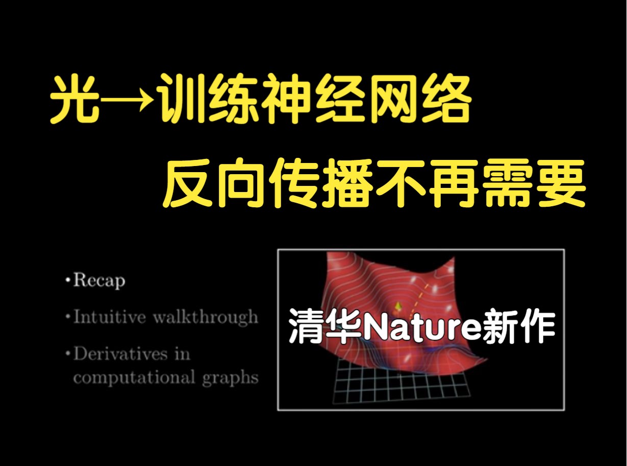 用光训练神经网络,反向传播不再需要了!这些创新点甚至登上《Nature》哔哩哔哩bilibili