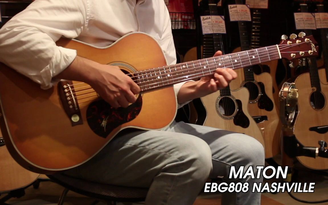 【MATON】人气款 EBG808 Nashville Demo哔哩哔哩bilibili