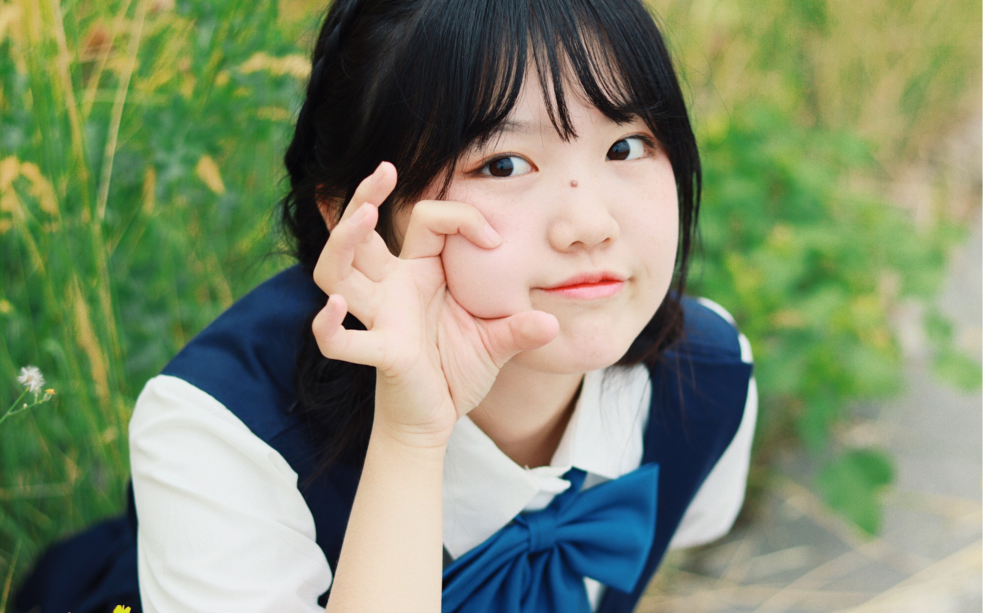 拍妹日记001用佳能200d2拍出日系胶片写真圆脸妹妹的超甜美日系复古