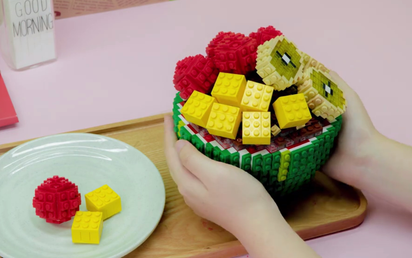 【定格动画】乐高烹饪-bingsu 炸苹果
