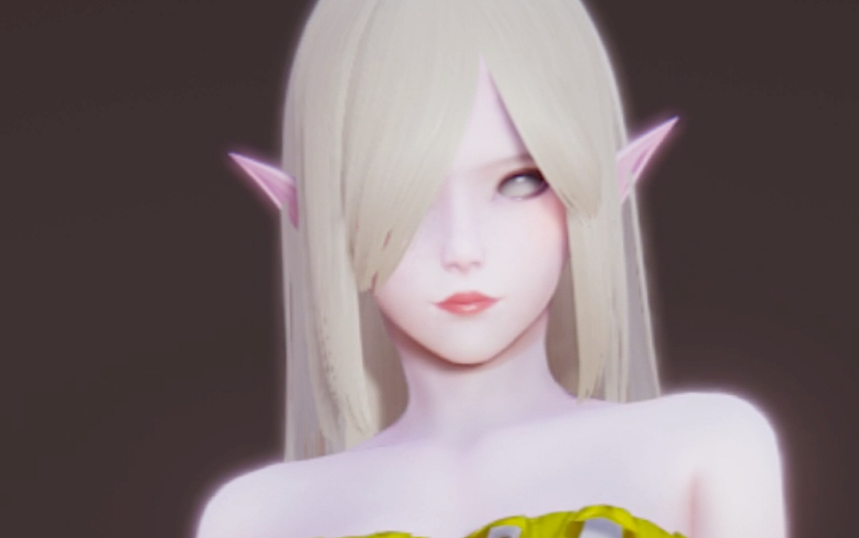 kninebox原创人物设计绝美女精灵3d游戏模型 高级捏脸人物卡欣赏