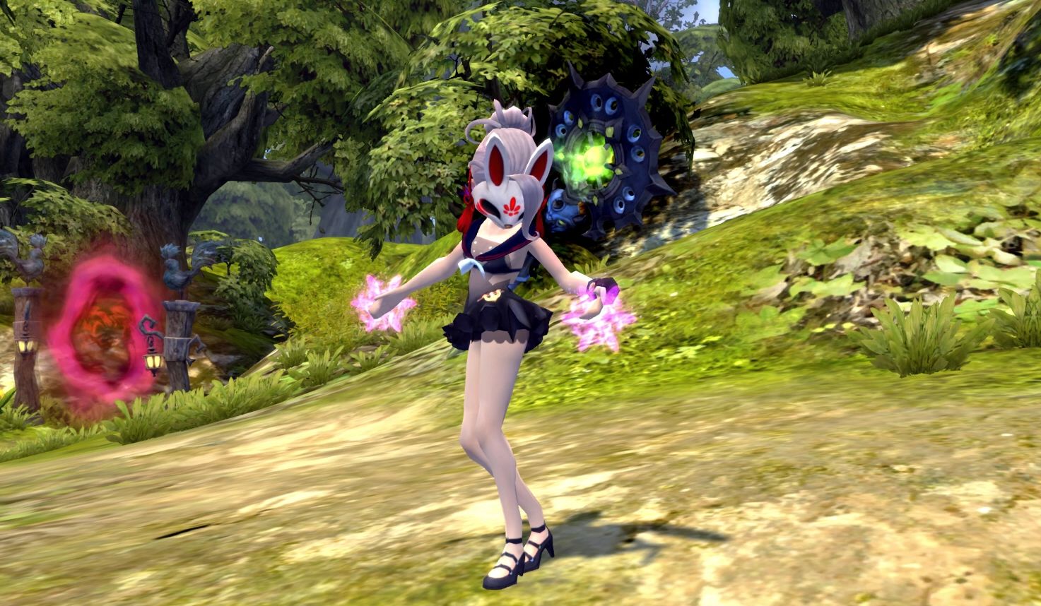 龙之谷法师特武【炼狱黑暗法杖 宝珠】