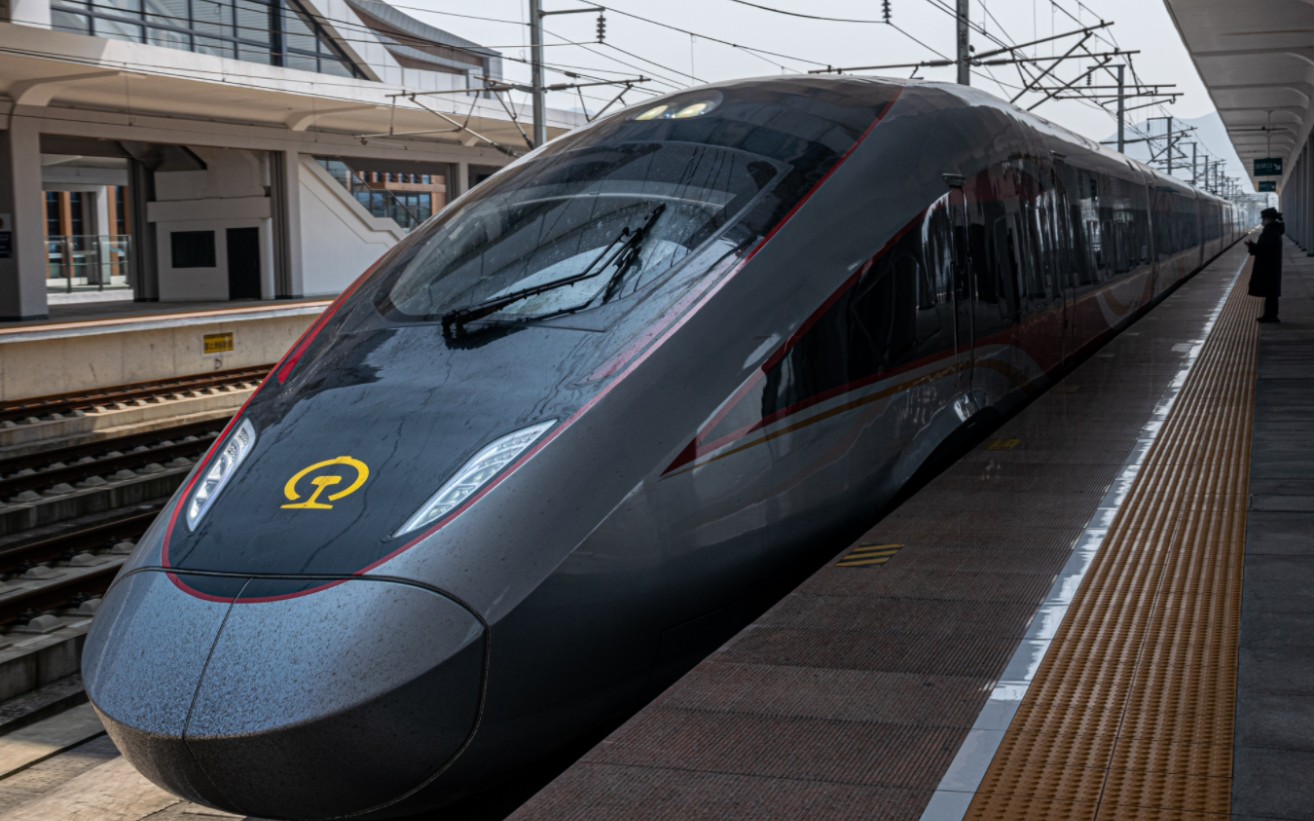 "龙凤呈祥"cr400bf-z首秀杭台高铁!