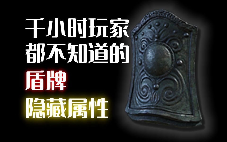 1000小时玩家都不知道的,盾牌隐藏属性!防御机制【艾尔登法环dlc】哔哩哔哩bilibili