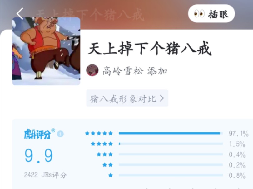 【猪八戒形象】虎扑评分,最后几位都是真神哔哩哔哩bilibili