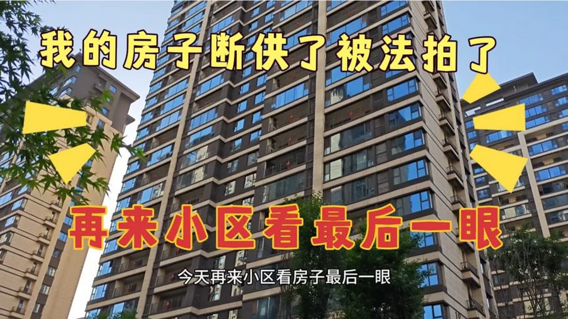 我的房子断供了,从160万跌到100万,被法院拍卖了,成交价80万哔哩哔哩bilibili