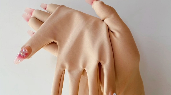 kigurumi带水钻的cos长手套