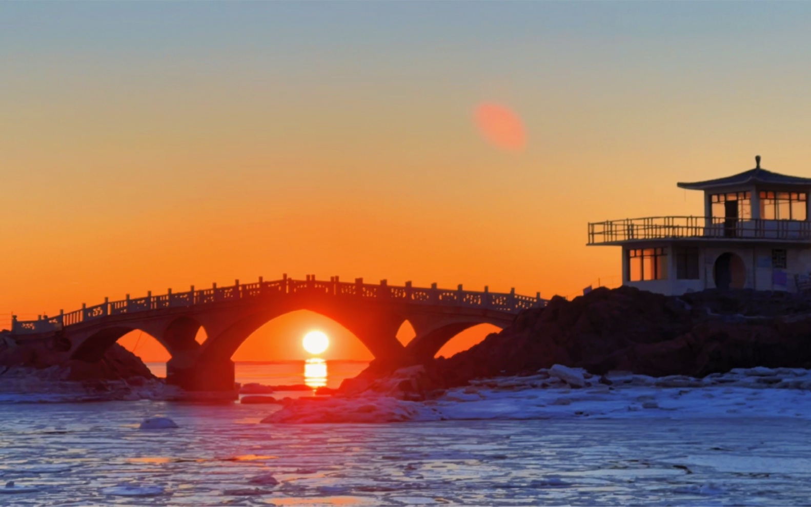 辽宁省兴城 海上日出_哔哩哔哩_bilibili