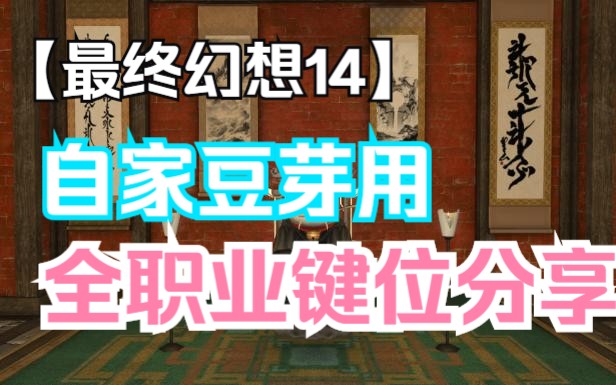 【ff14】给自家豆芽的全职业键位分享哔哩哔哩bilibili