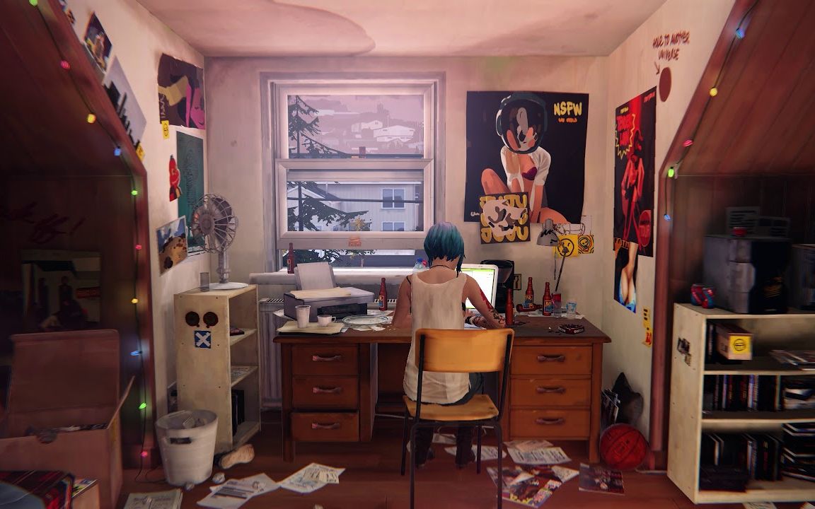 环境音待在奇异人生中克洛伊的房内