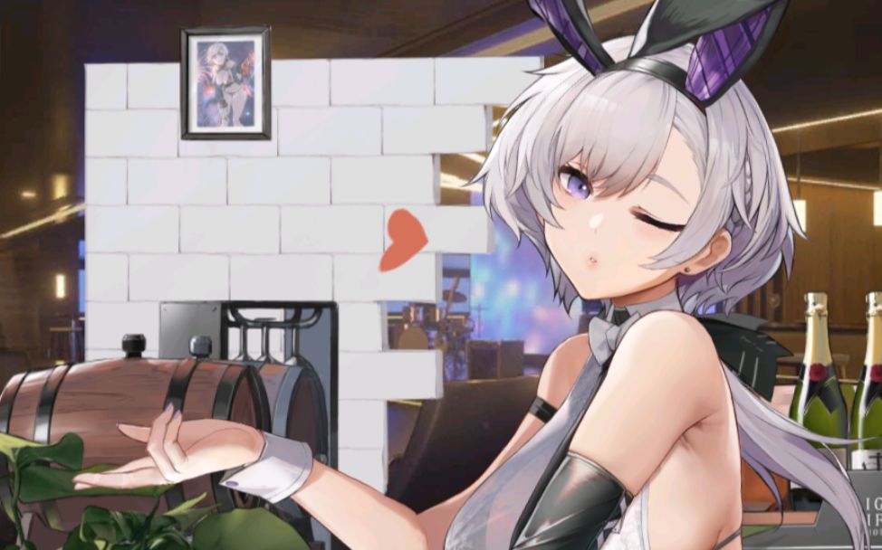 碧蓝航线祈愿与圣诞促销推荐里诺l2d嗨丝兔女郎皮肤bunnyreno含特触