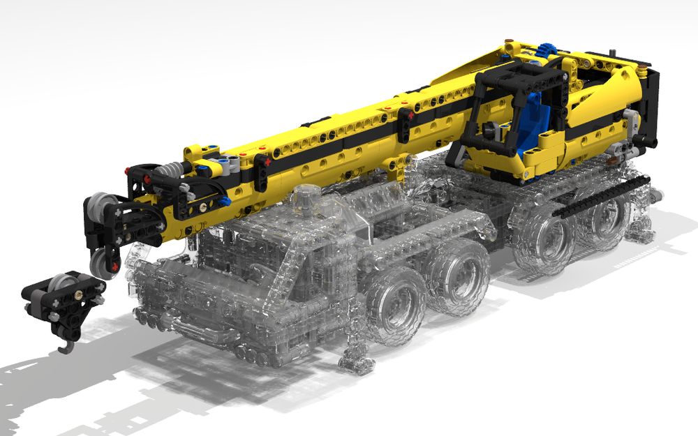 可玩度更高的42108起重机moreplayable42108modlego乐高technic科技