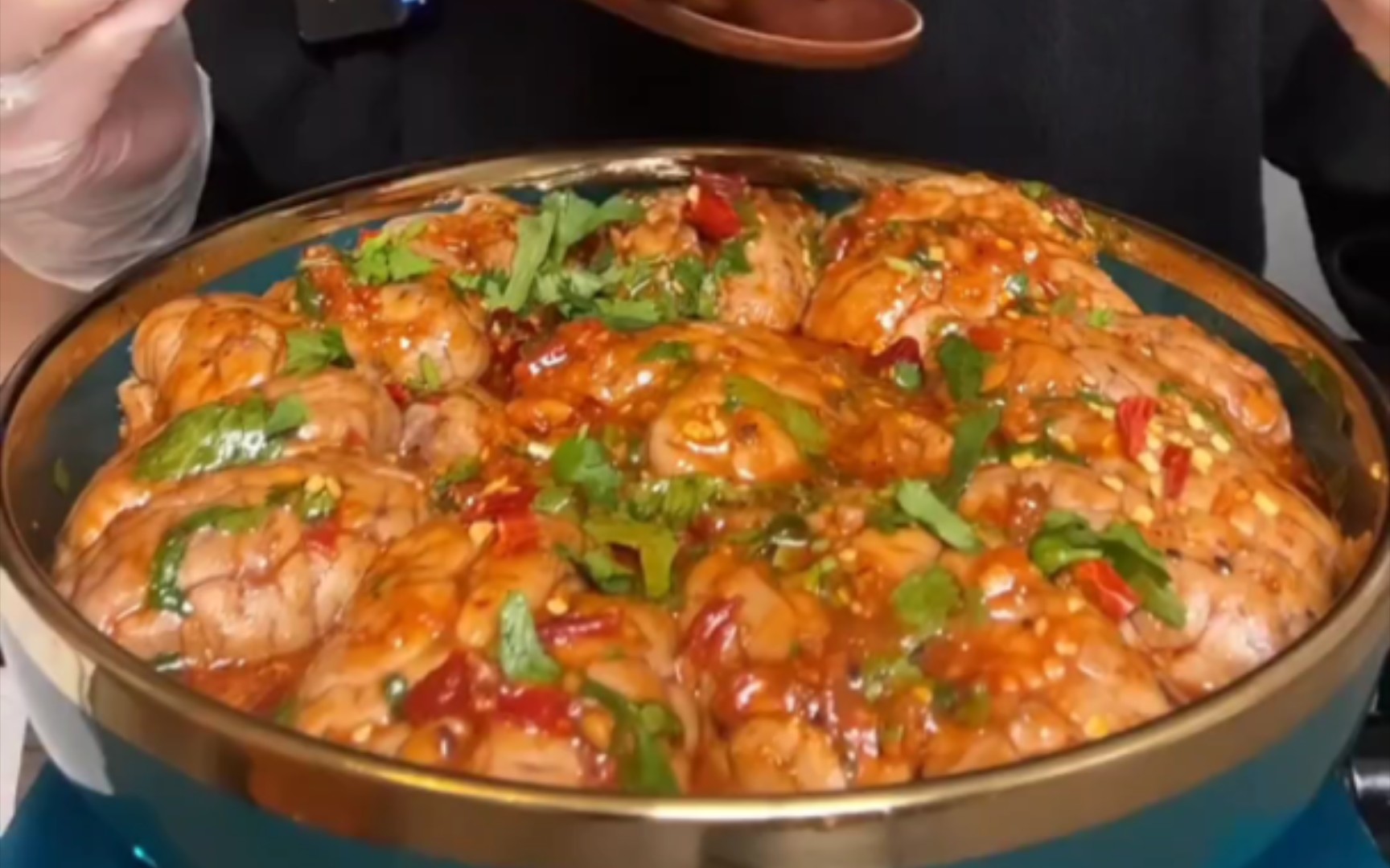 香辣猪脑花合集