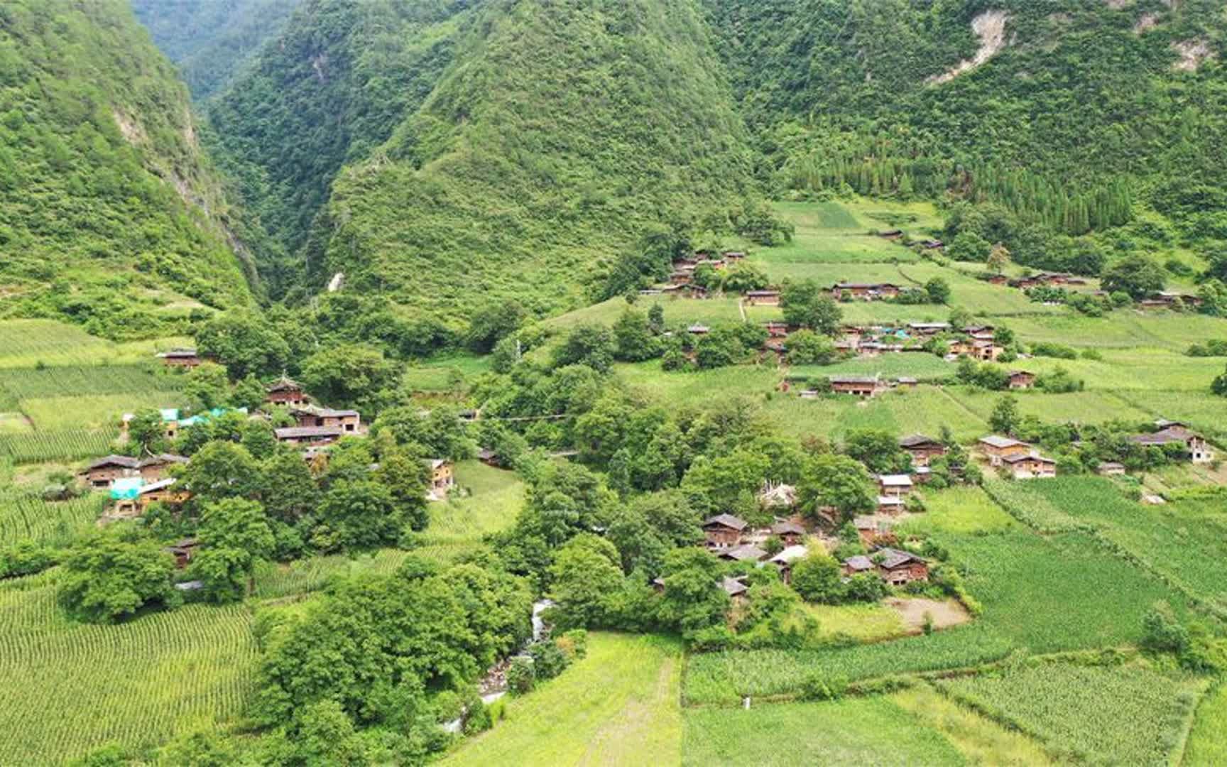 [图]云南怒江发现一村庄，三面临山至今不通公路，真像是一个世外桃源