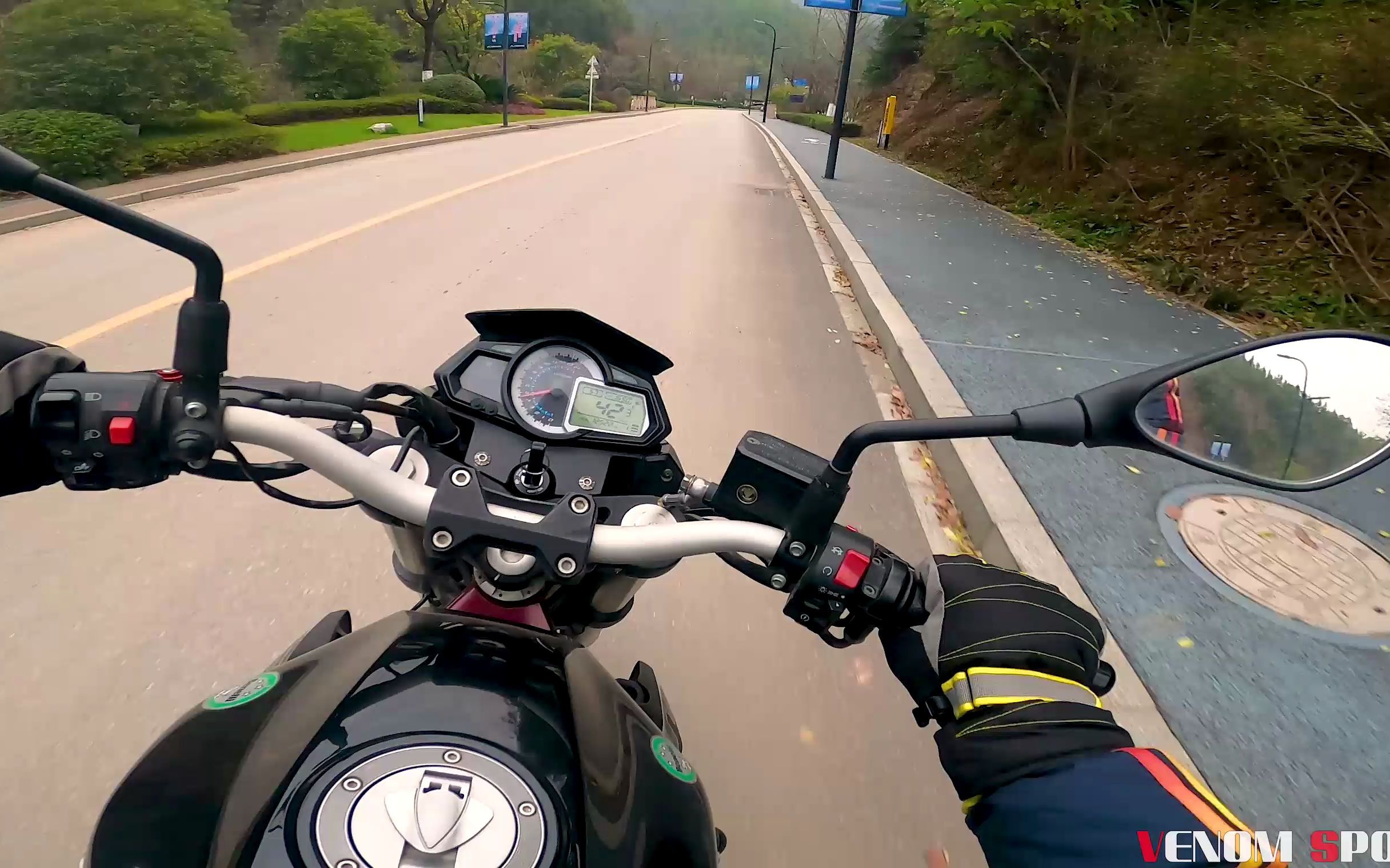 云骑行 | 贝纳利tnt300 | 第一视角骑行 | 无风噪纯声浪!