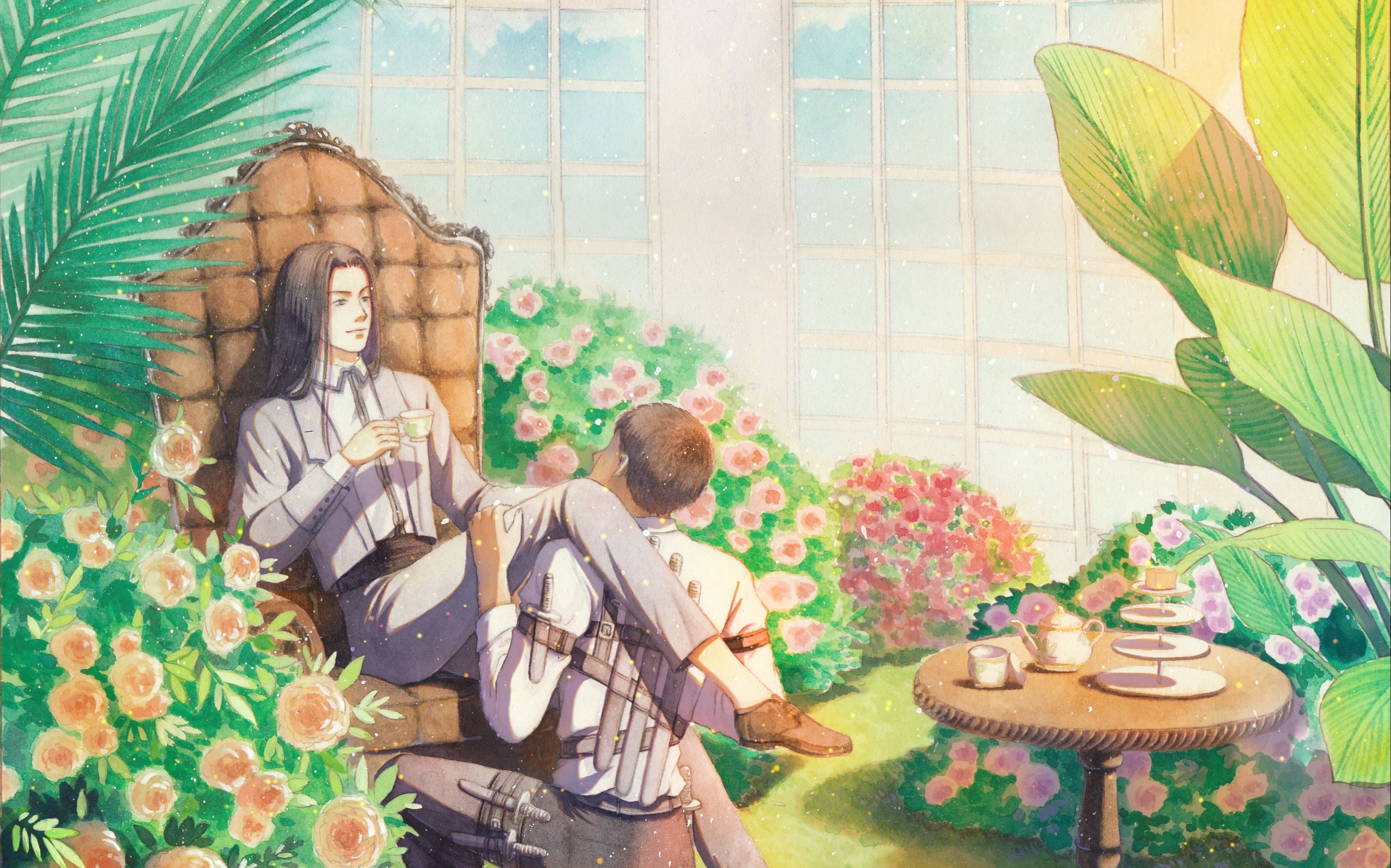 水彩逆水横刀凌河严小刀后期procreate