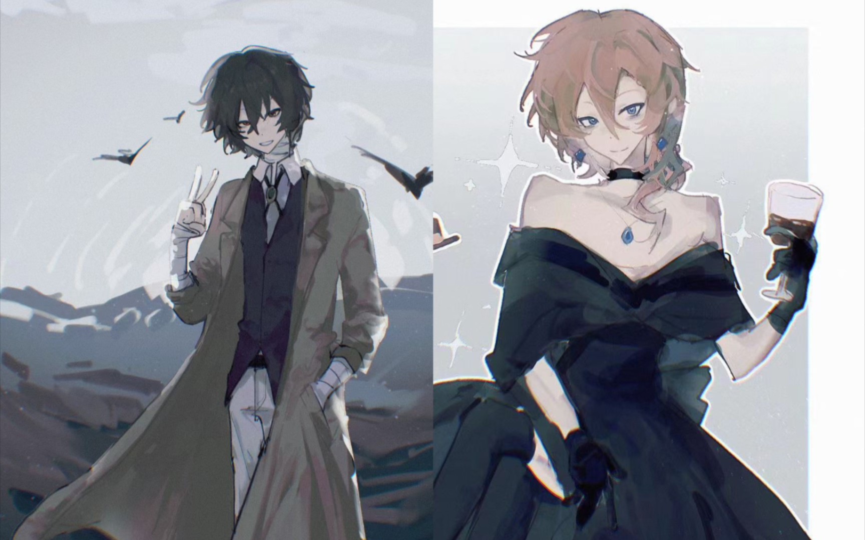 【绘画过程】四张太中酱 我画的很多你忍一下