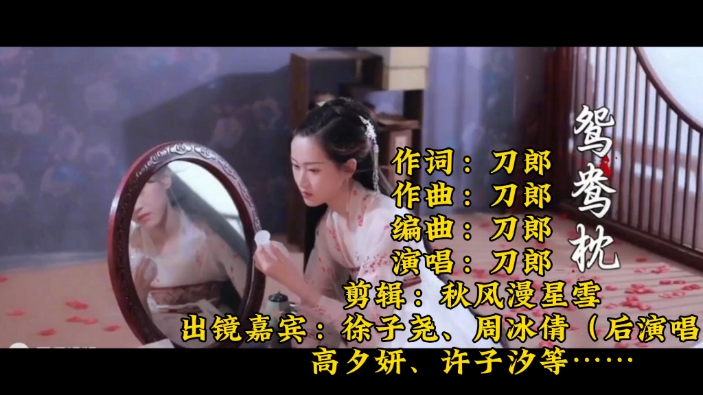 《鸳鸯枕》谁在江南唱着江北的歌,他是夜半归家的人,休要停杯罢言散