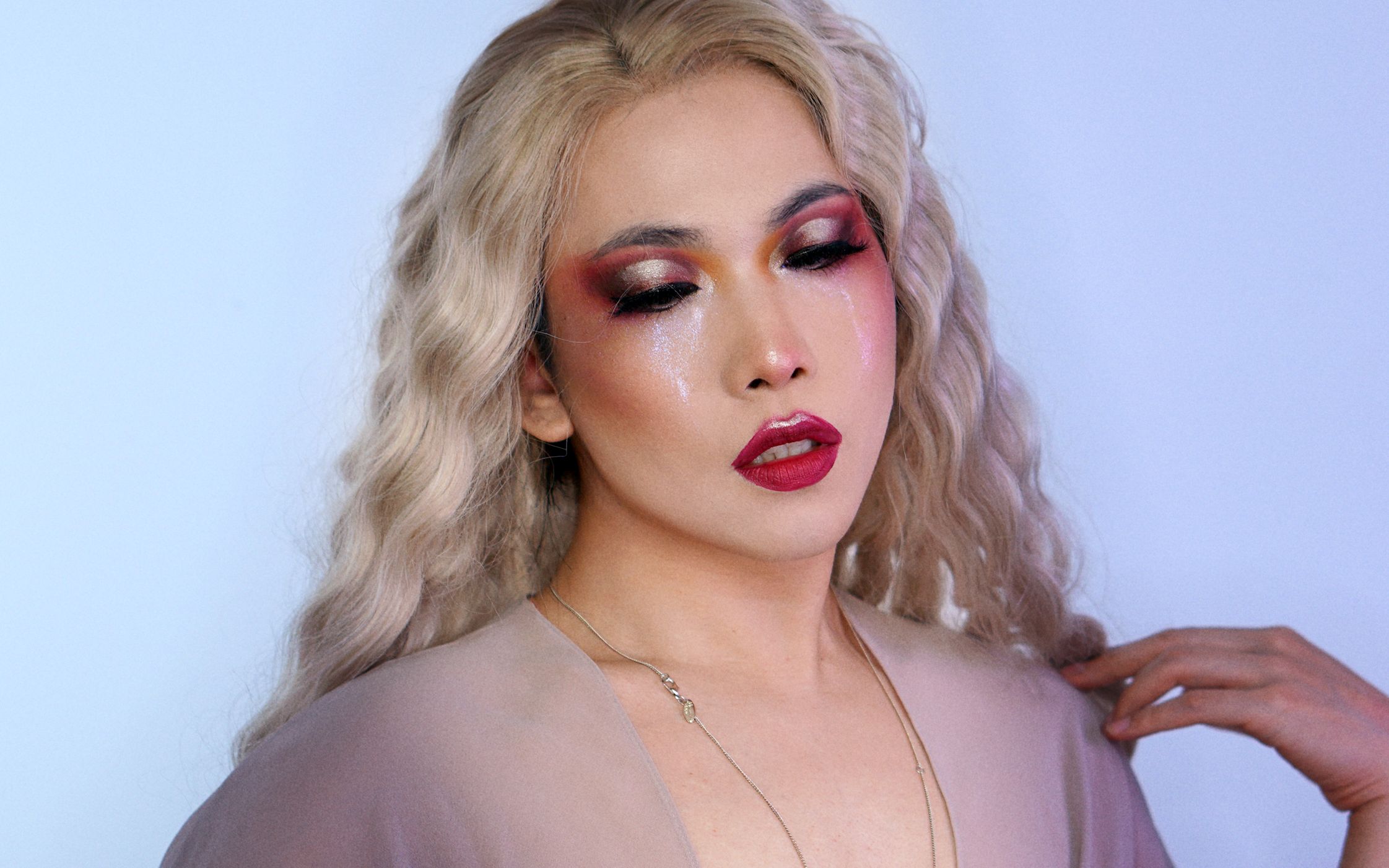 方方妆容阿佛洛狄忒之泪绝美泪痕妆梦幻妆容