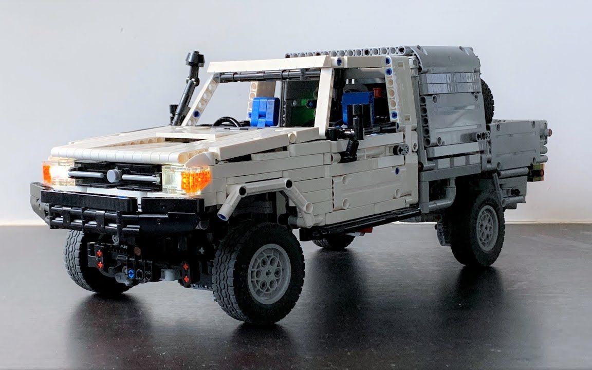 丰田 陆地巡洋舰 lego乐高 technic科技/机械 moc_哔哩哔哩 (゜-゜)つ